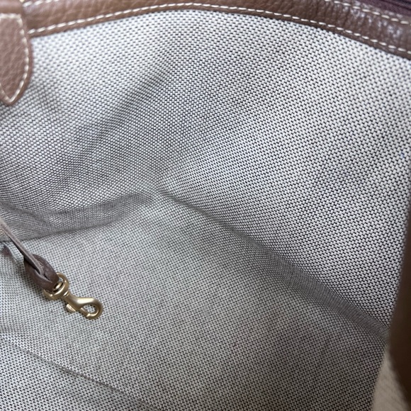 Dooney & Bourke “DB” Signature Logo Pattern Canvas Tote - Picture 10 of 15